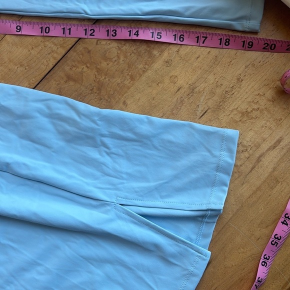 Blue Fit and Flare Long Sleeve V-Neck Dress for Cocktail - Picture 8 of 12